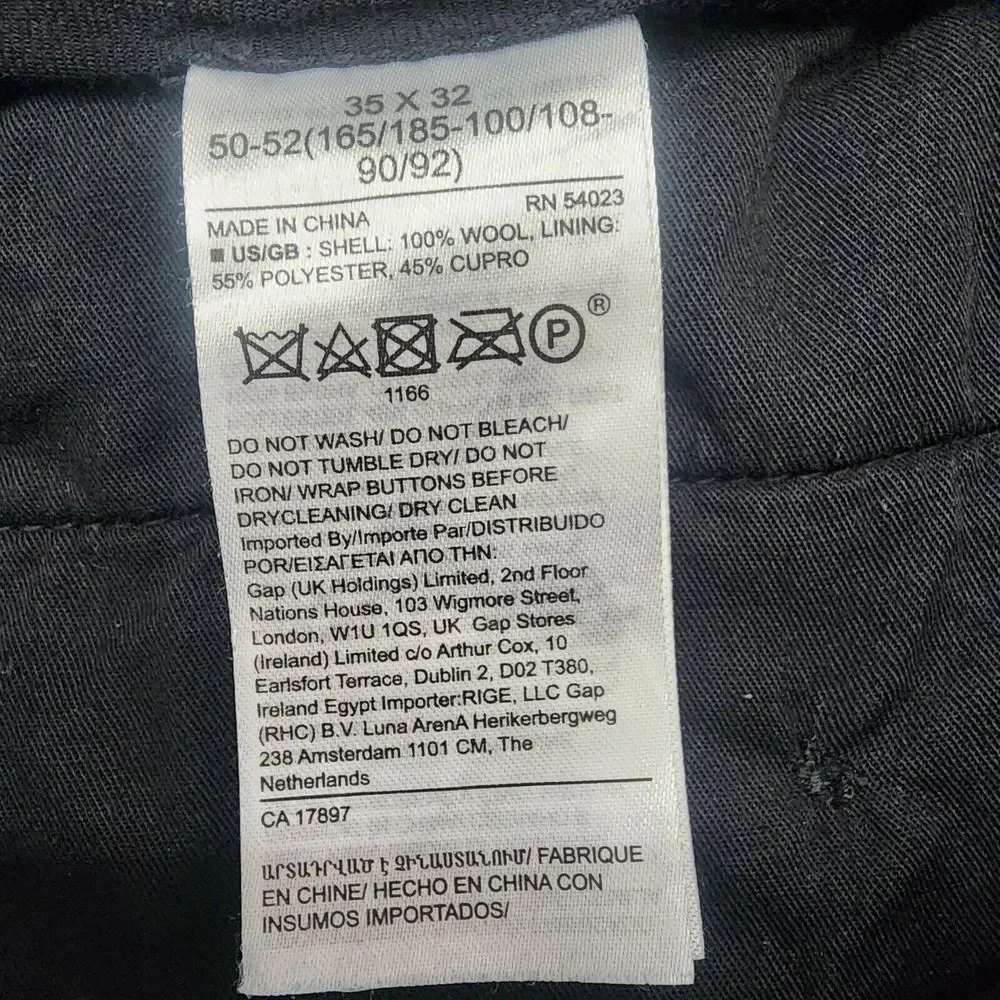Banana Republic Mens Slim Tapered Suit Pants Plaid Wool‎ 35x28 Blackwatch Tartan
